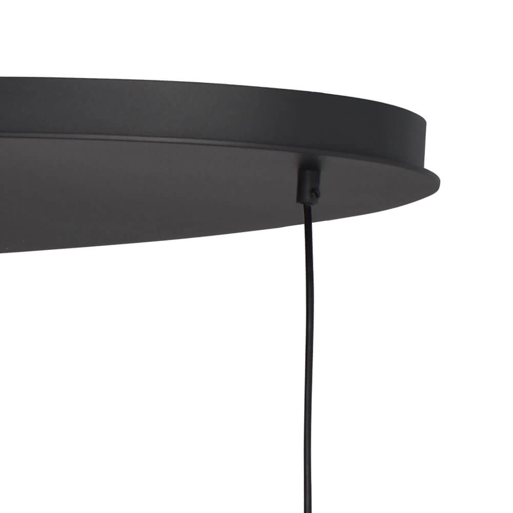 Lampe suspendue Lazise 2 6x Ø 20cm doré avec noir Masterlight 8718121303925
