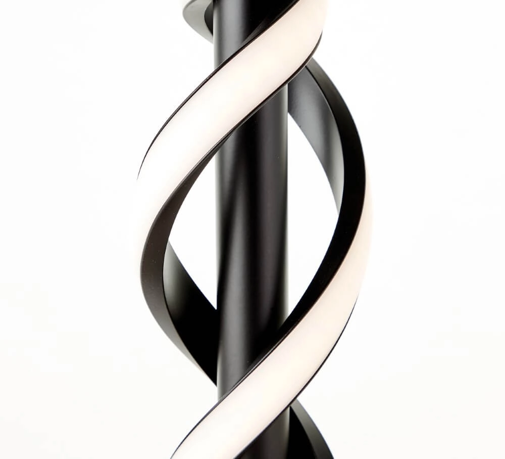 Lampe de table design noire Amalie Brilliant 4004353411755