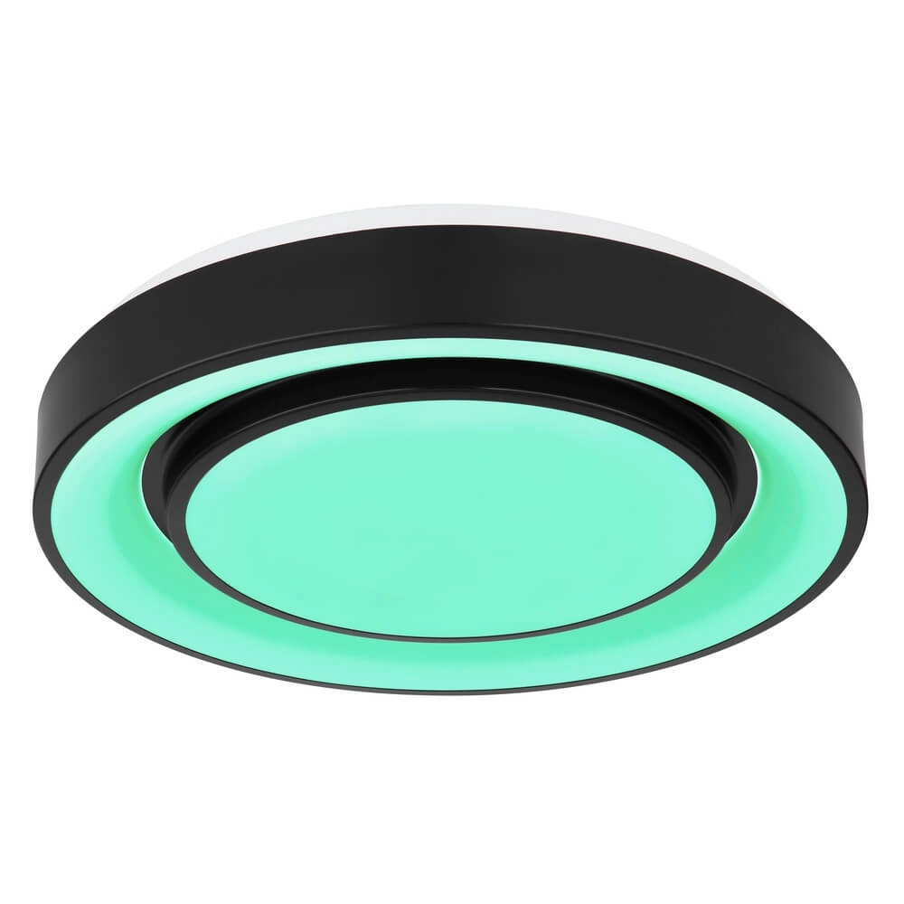 Plafonnier Sully noir Ø 38cm Globo 9007371421954