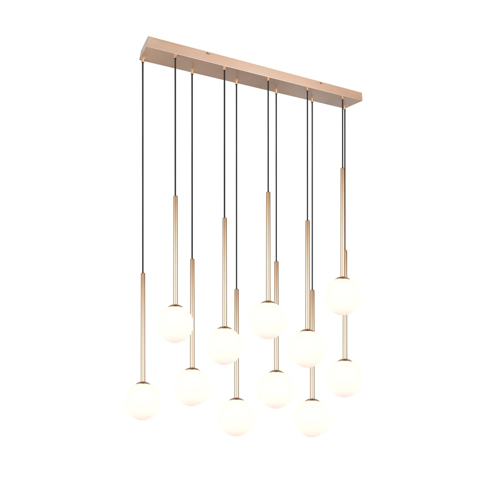 Lampe pendante de conception Firano Or 11 lumières