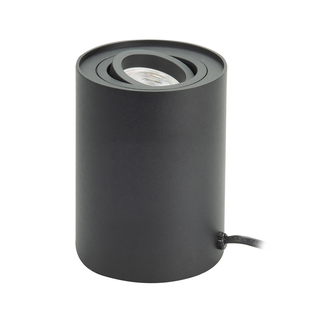 Lampe de table élégante Rebel rond noir Ø 9.5cm Lampe de table élégante Rebel rond noir Ø 9.5cm