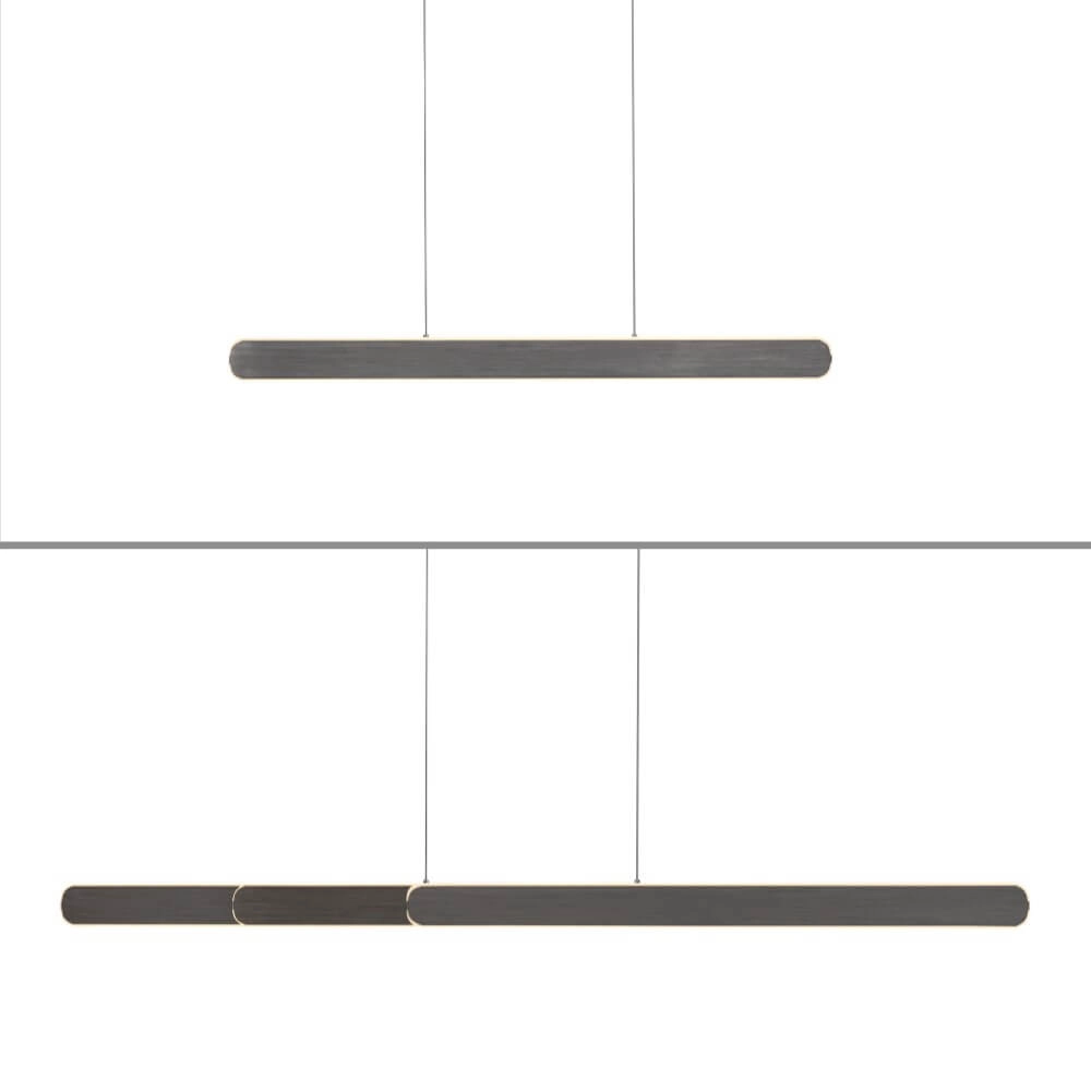 Lampe suspendue design Adriana Round noir Paul Neuhaus 4012248384282