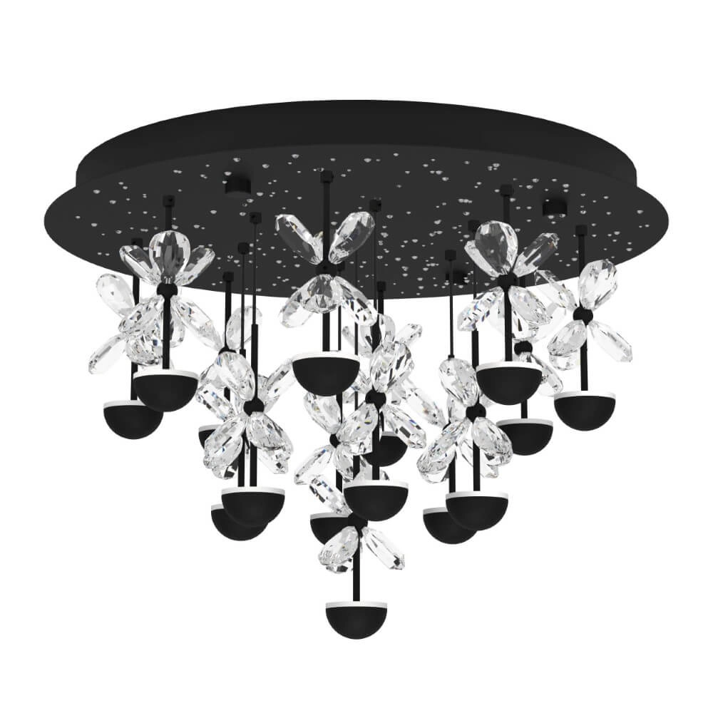 Plafonnier noir Pianopoli 2 Ø 50 cm Stars of Light 9008606270194