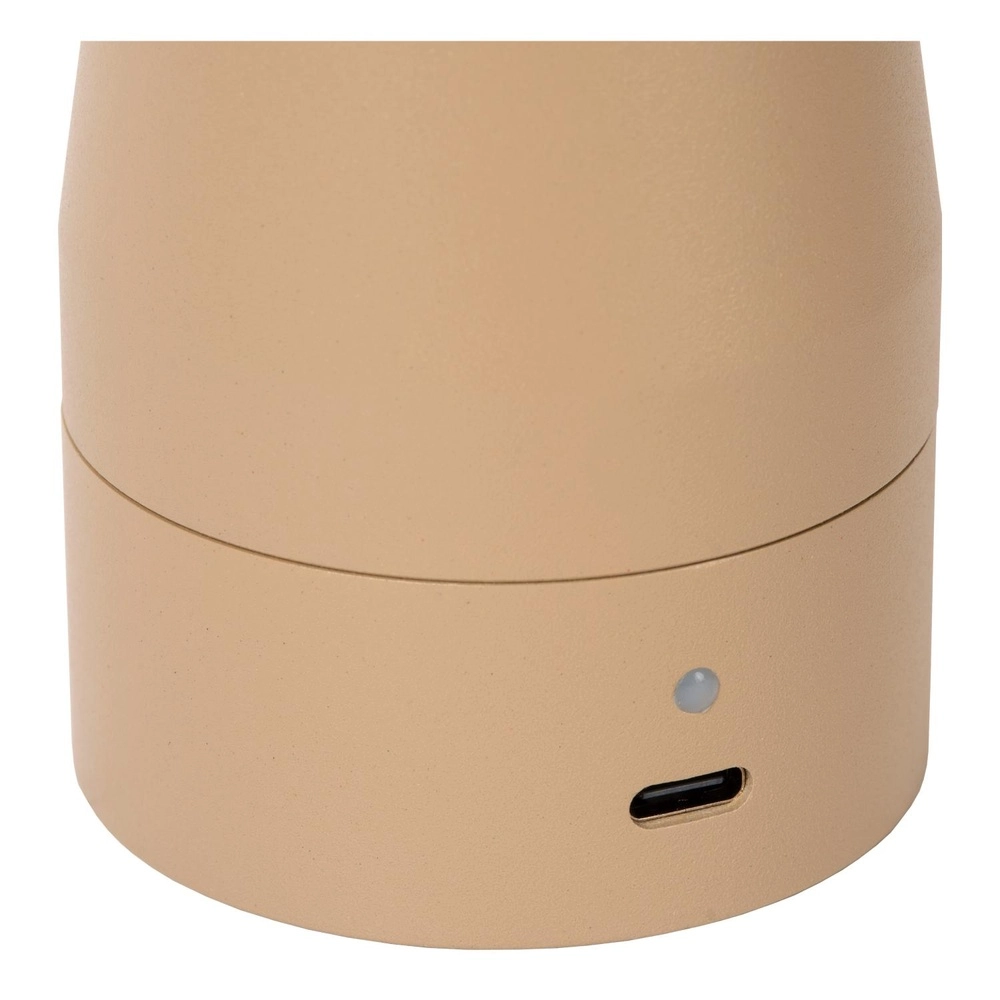 Lampe de table rechargeable Ipsos taupe Lucide 5411212333988