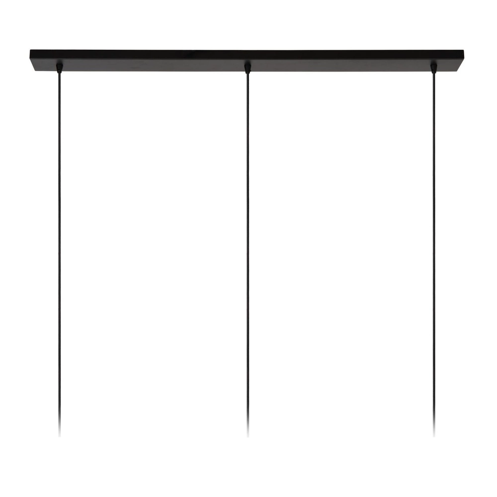 Lampe pendante de conception Singala Or droit à trois lumières avec blanc Lucide 5411212251091