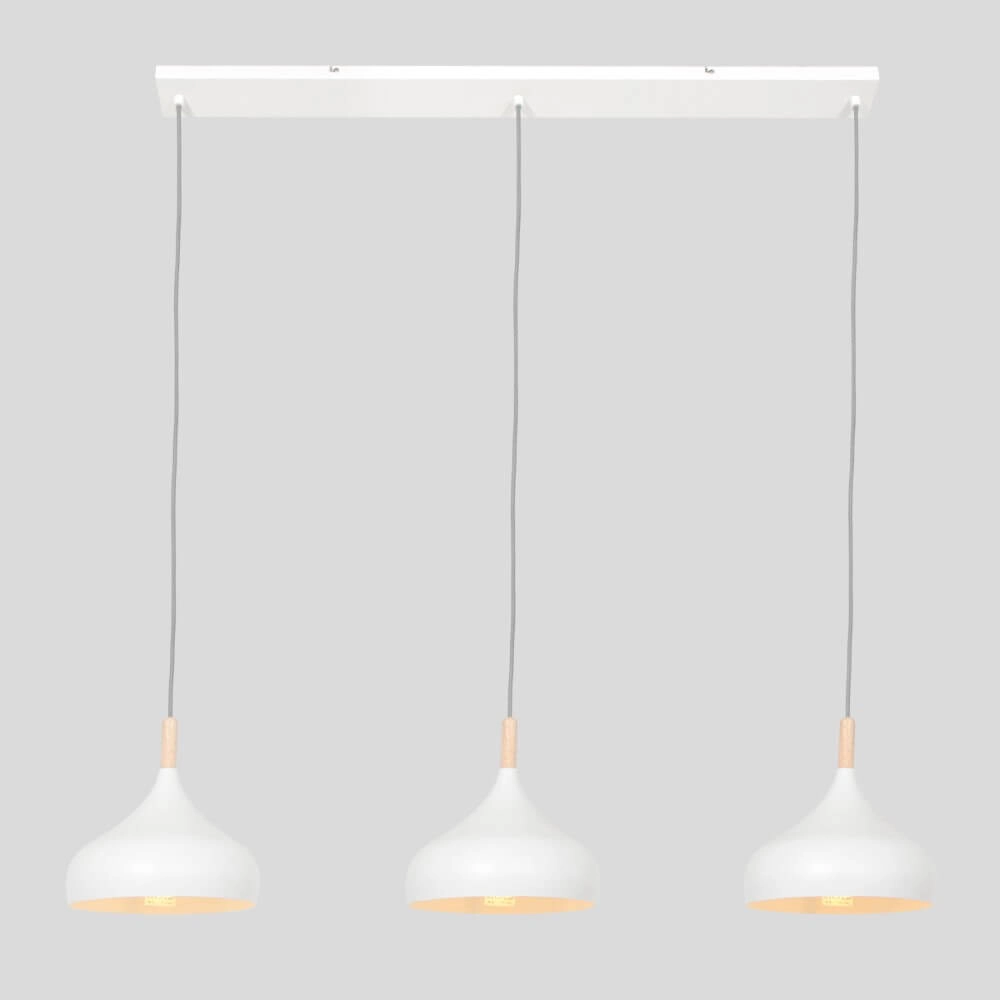 Lampe suspendue pour salle à manger White Veneer Steinhauer 8712746146745