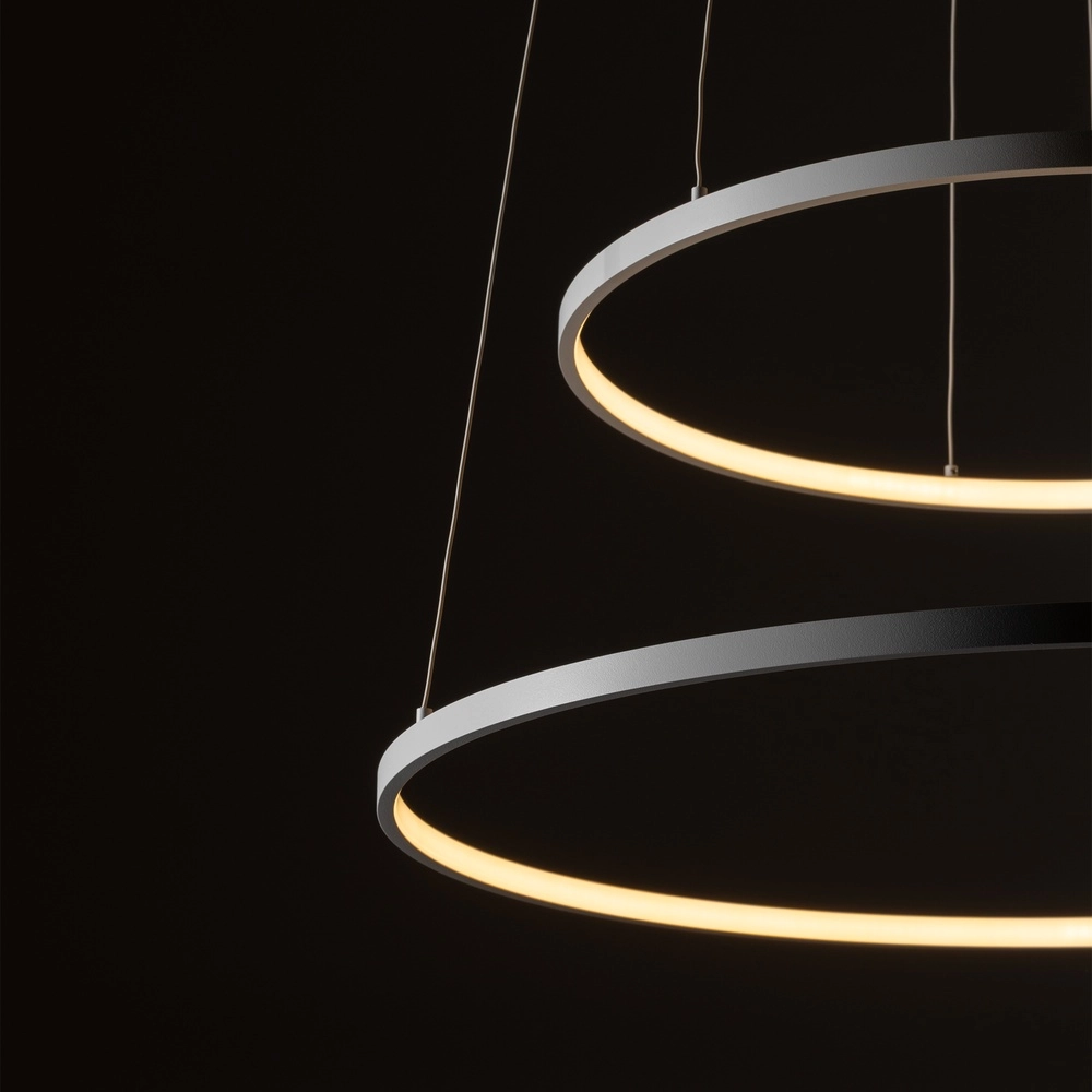 Lampe pendante de conception Circolo Led blanc Ø 60cm Lyora 5903139116466