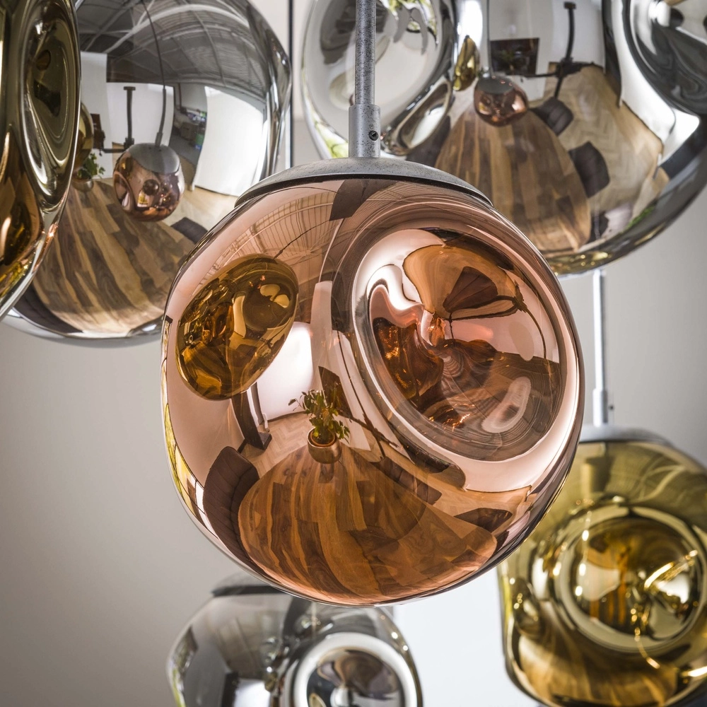 Lampe suspendue à 7 lampes Stellar Sphères colorées Lyora 8716803511682