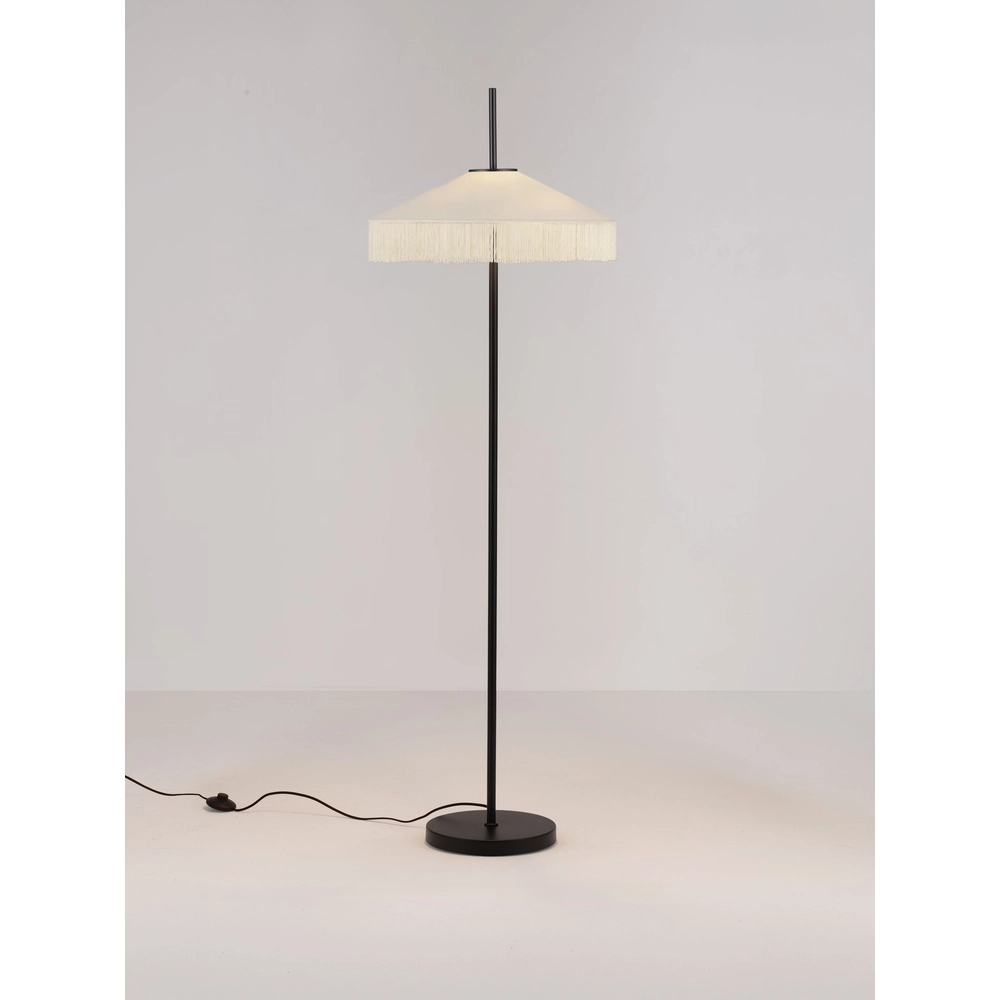 Lampe sur pied Tiffany Velvy beige Lyora 5212017493828