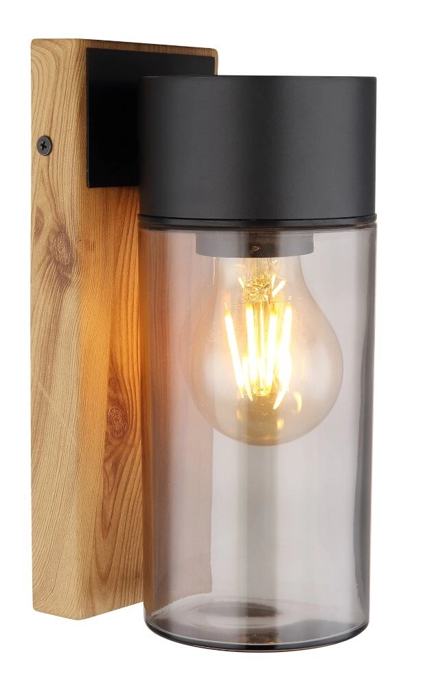 Lampe d'extérieur aspect bois Etsi