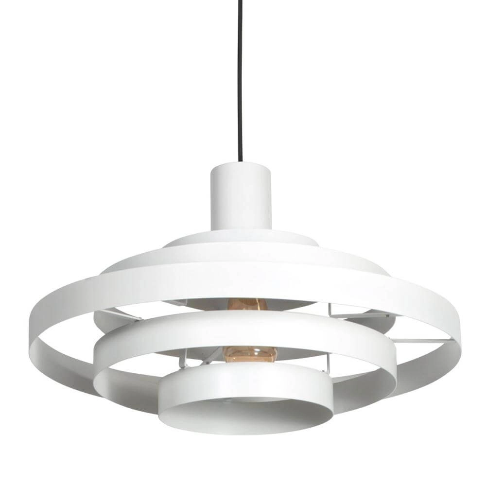 Suspension design Halo Cirque blanc Ø 50cm Suspension design Halo Cirque blanc Ø 50cm