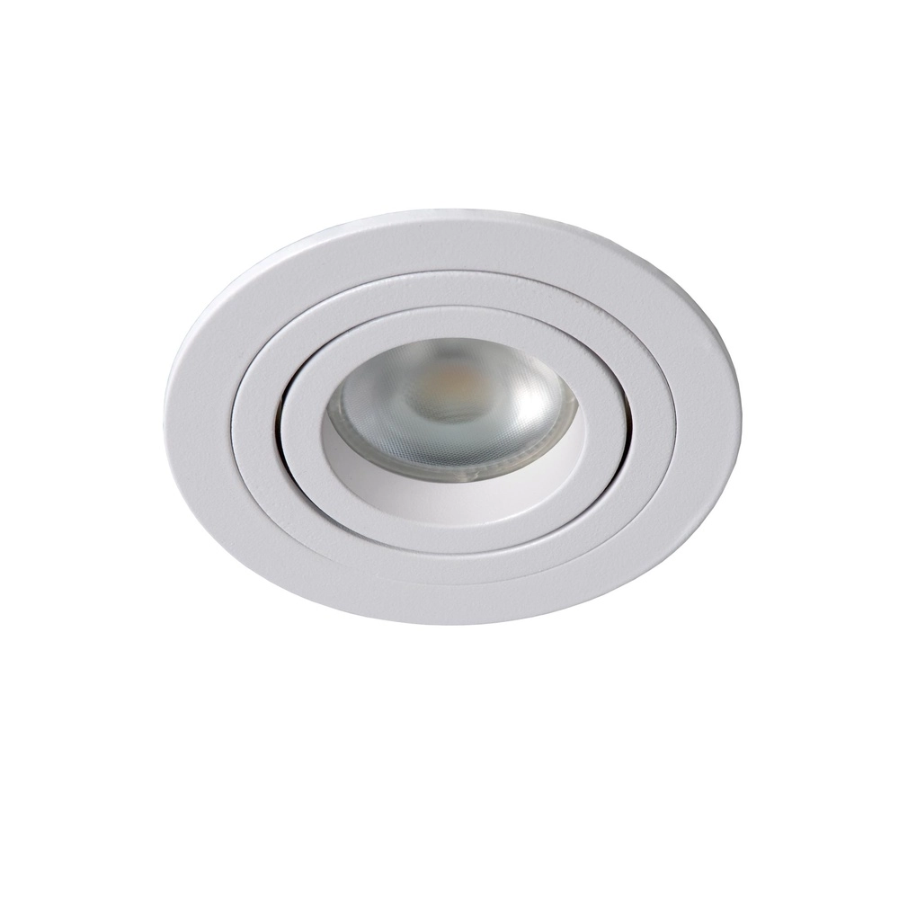 Projecteur encastré Tube blanc Ø 9,2 cm