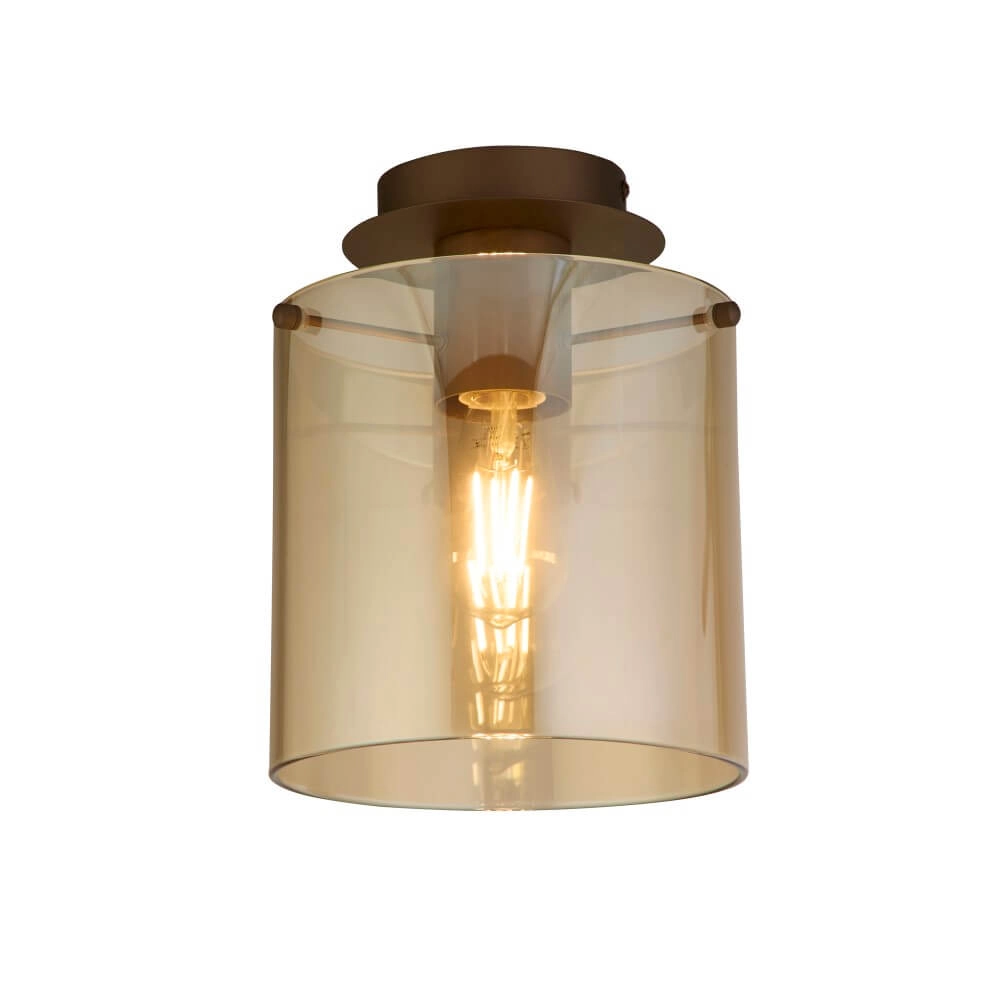 Plafonnier 1 lumière Sweden Brun moka Plafonnier 1 lumière Sweden Brun moka