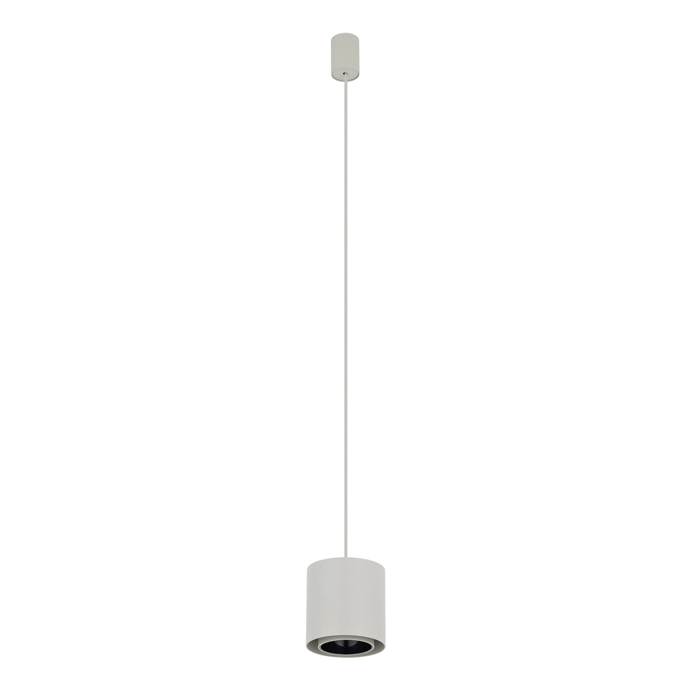 Lampe pendante moderne Point Duo gris Ø 13cm