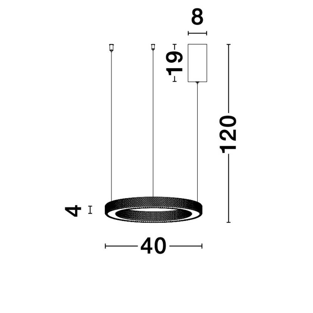 Suspension Fiore or Ø 40cm Lyora 5212017424129
