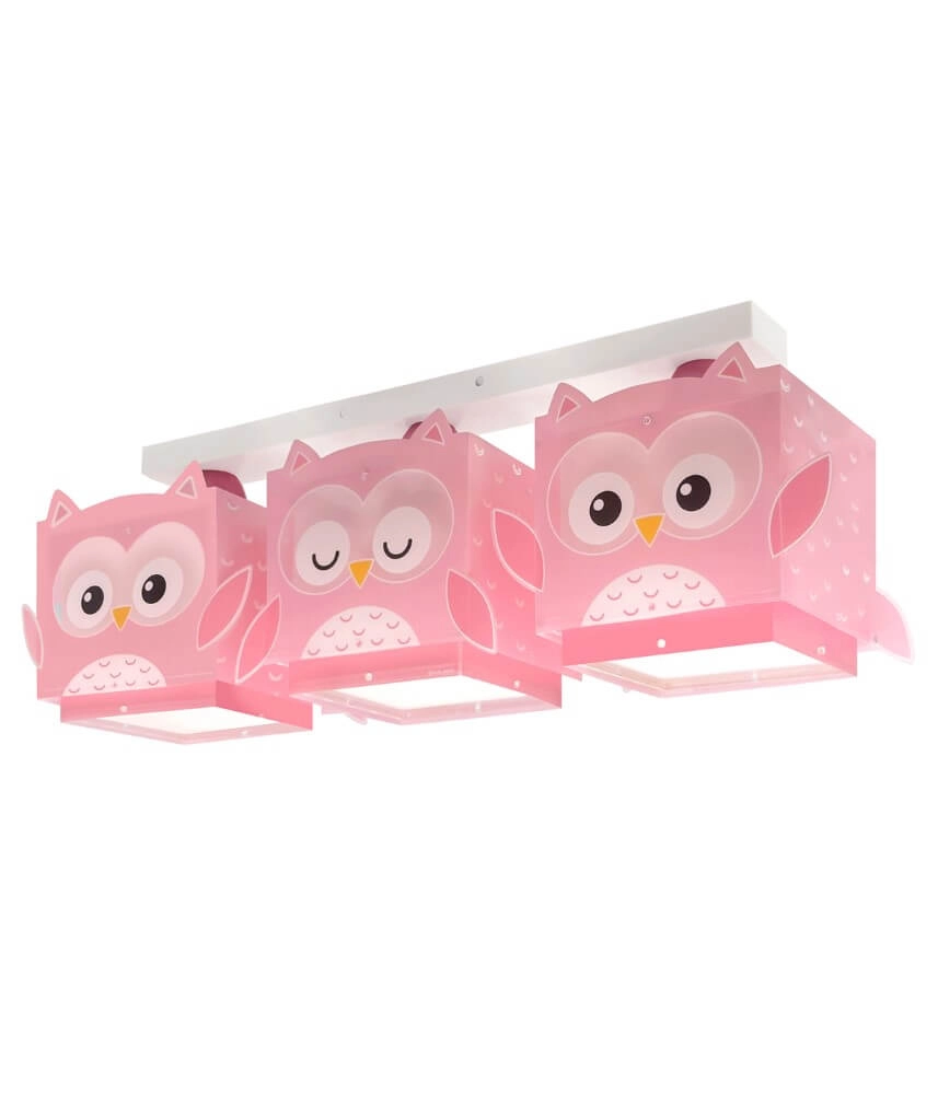Plafonnier chambre d'enfant Pink Owl Plafonnier chambre d'enfant Pink Owl