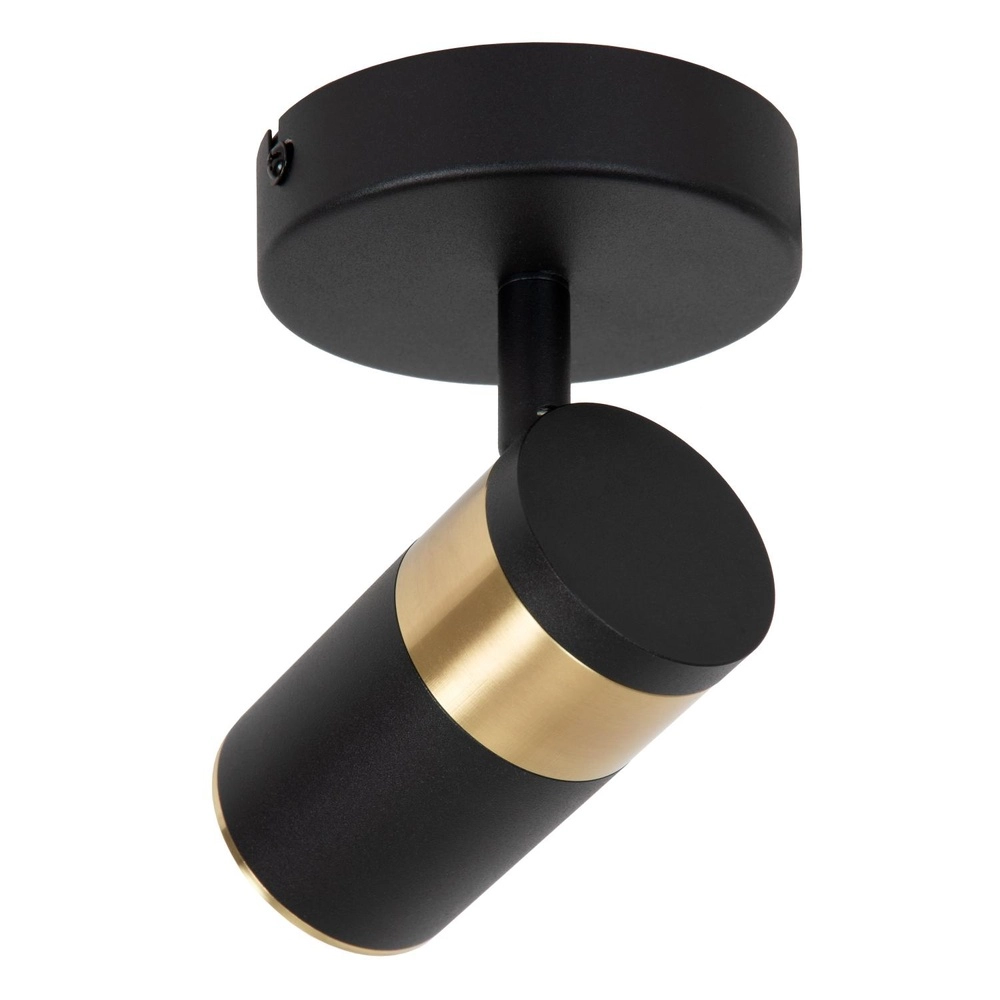 Lampe de plafond Gorik Noir simple avec or Lucide 5411212530974