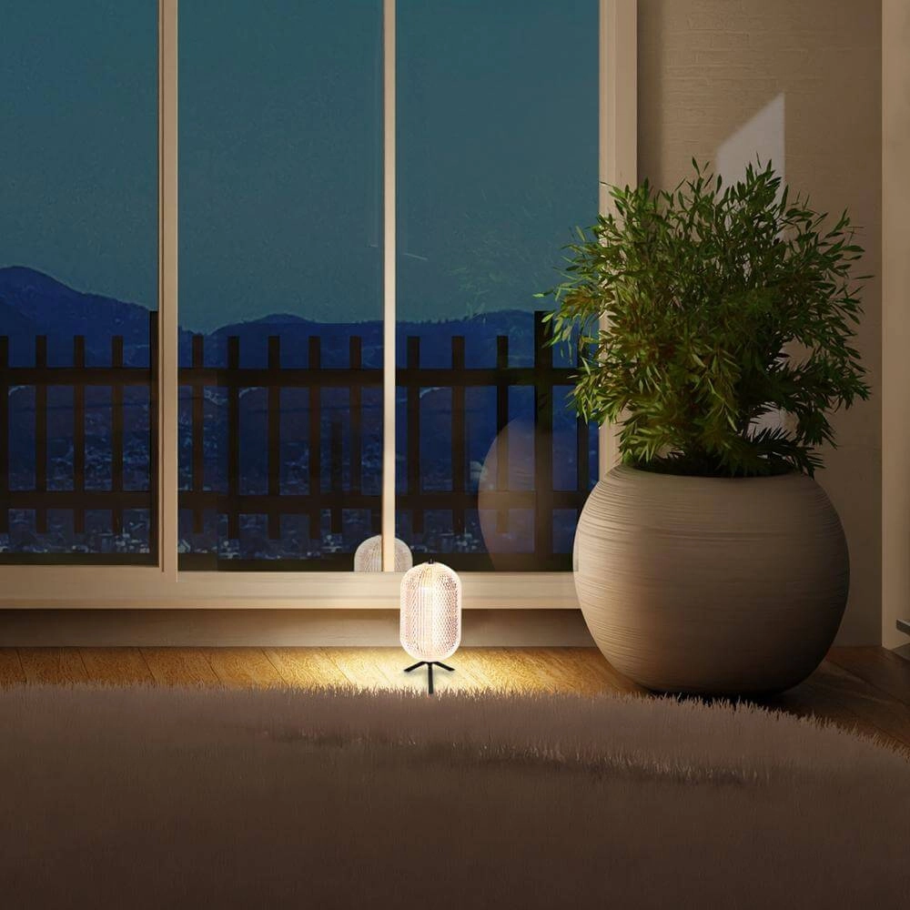 Lampe de table Geripu Noir avec verre transparent Steinhauer 8712746173789