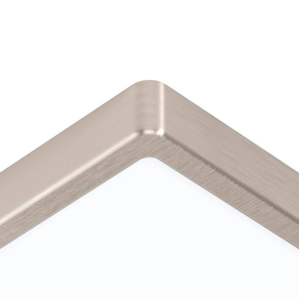 Plafonnier Zigbee Fueva-Z 28,5x28,5cm en acier inoxydable Eglo 9002759988524