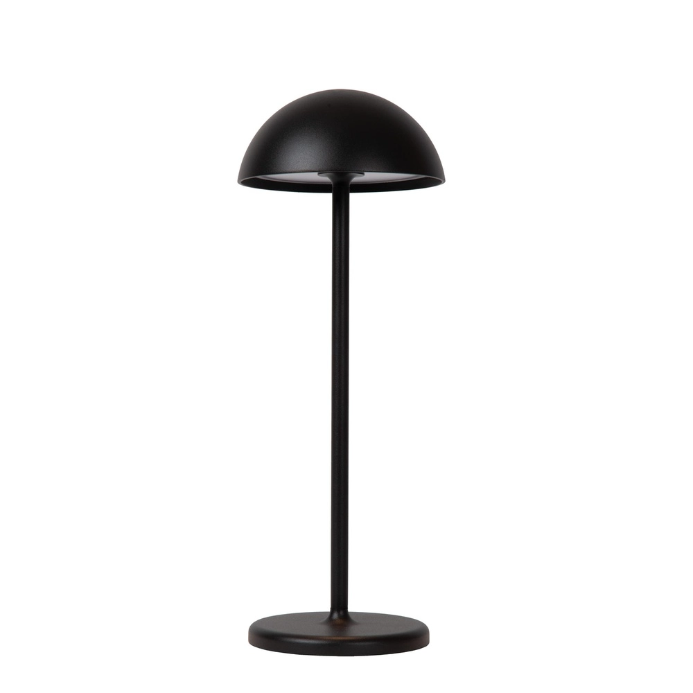 Lampe de table rechargeable Joy IP54 noir