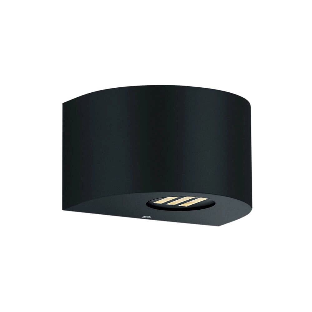 Applique murale Rosario Up - Down 2x2w - 3000K noir mat Trio 4017807411768