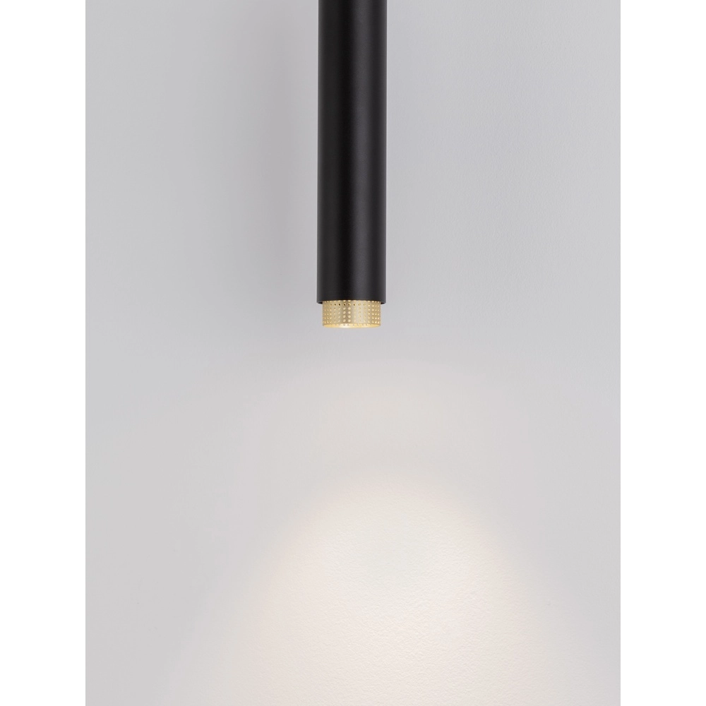 Suspension Nessi noir avec or Lyora 5212017475183