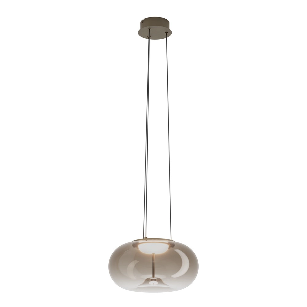 Lampe pendante unique Optica 1 bronze Eglo 9008606391035