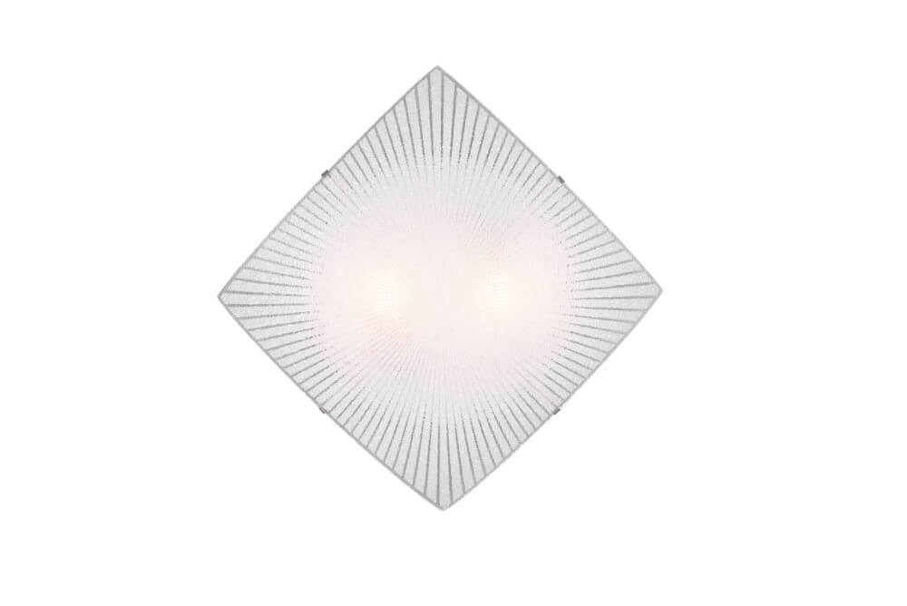 Plafonnier en verre Elisa 40x40cm Trio 4017807522051