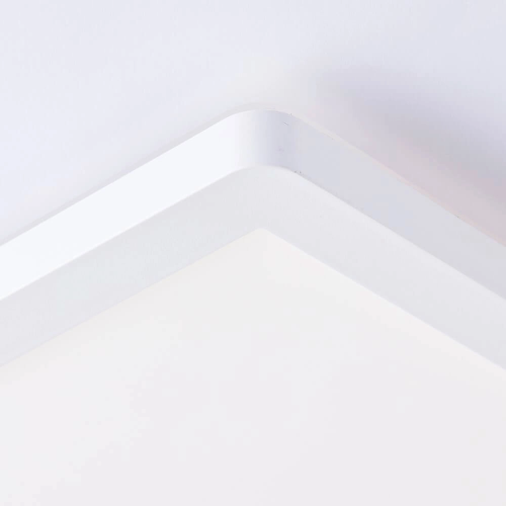 Plafonnier Milton 42x42cm blanc Brilliant 4004353413643