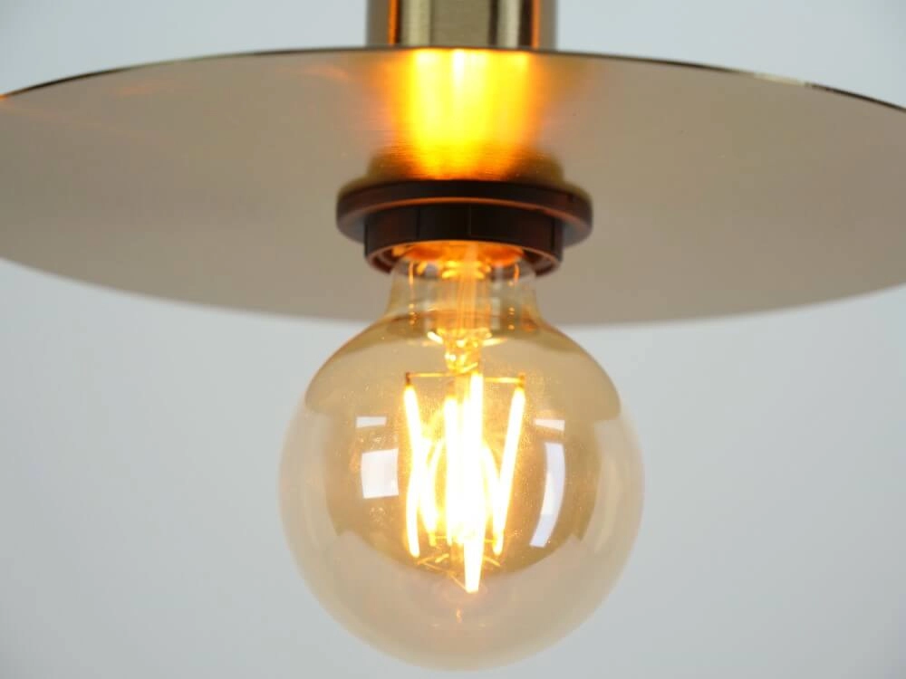 Lampe suspendue dorée Escandell Ø 25 cm Eglo 9008606273874