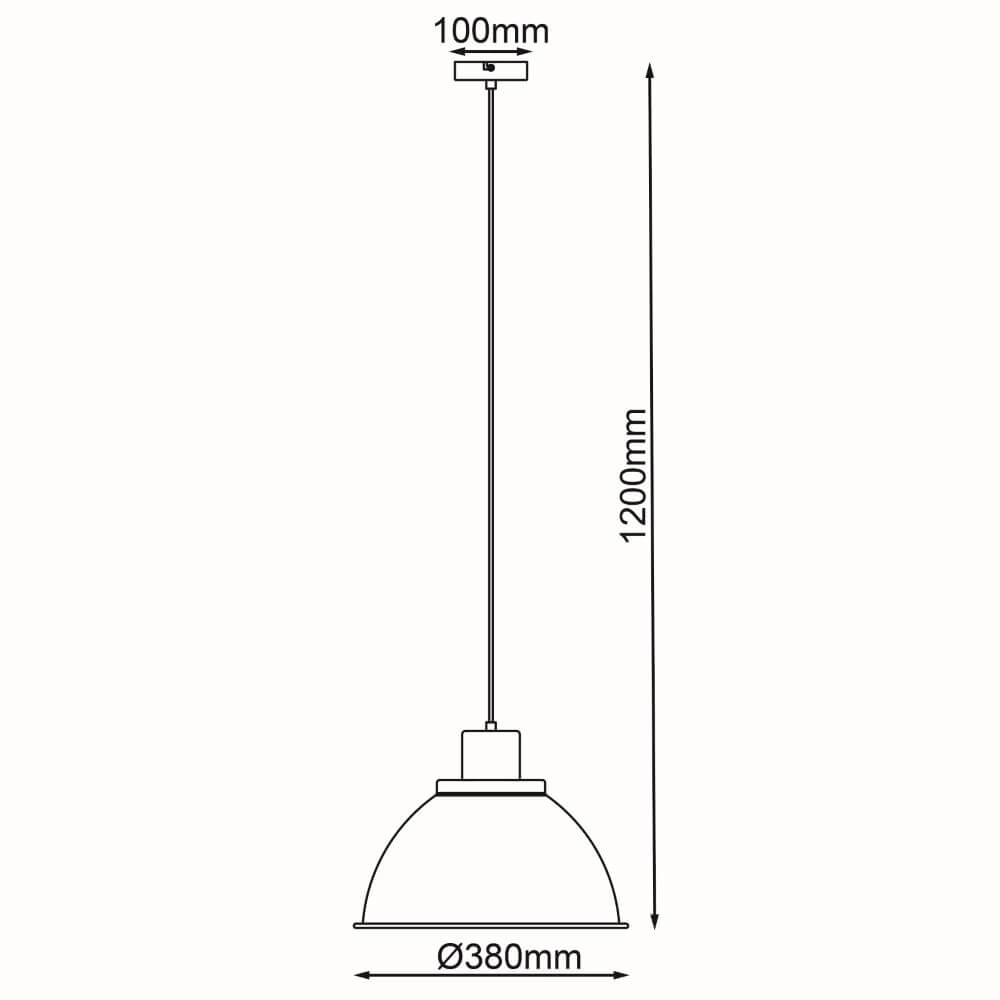 Lampe suspendue Erena Ø 38cm rose Brilliant 4004353413032