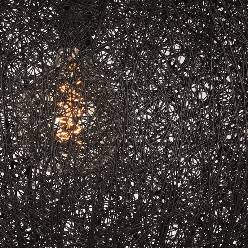 Lampe suspendue noire Twist Ø 45cm Label51 8718885275698