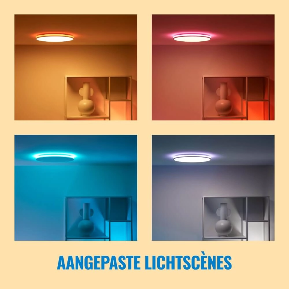 Plafonnier intelligent Rune Ø 40cm - blanc WiZ 8719514554276