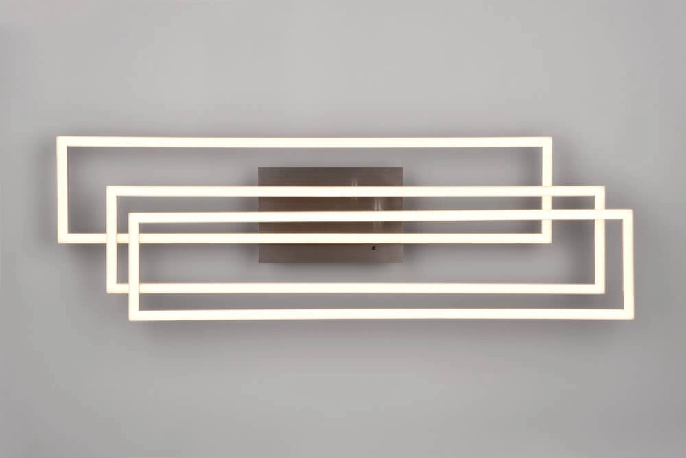Plafonnier en nickel Corso conception Trio 4017807572667