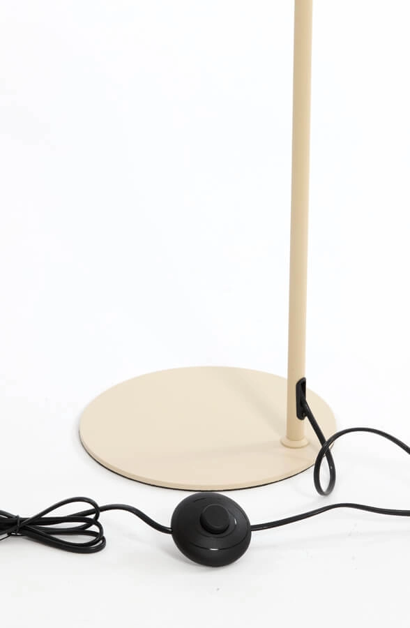 Lampe de lecture crème Salomo 147 cm Light & Living 8717807757144