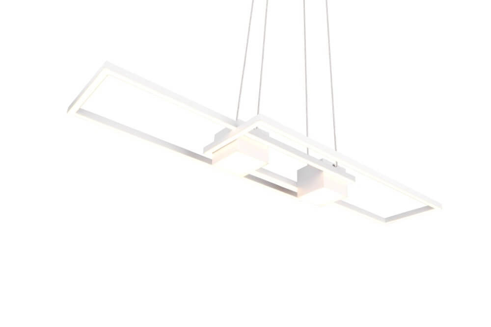 Lampe suspendue LED pour bureau Albany blanc Trio 4017807610338