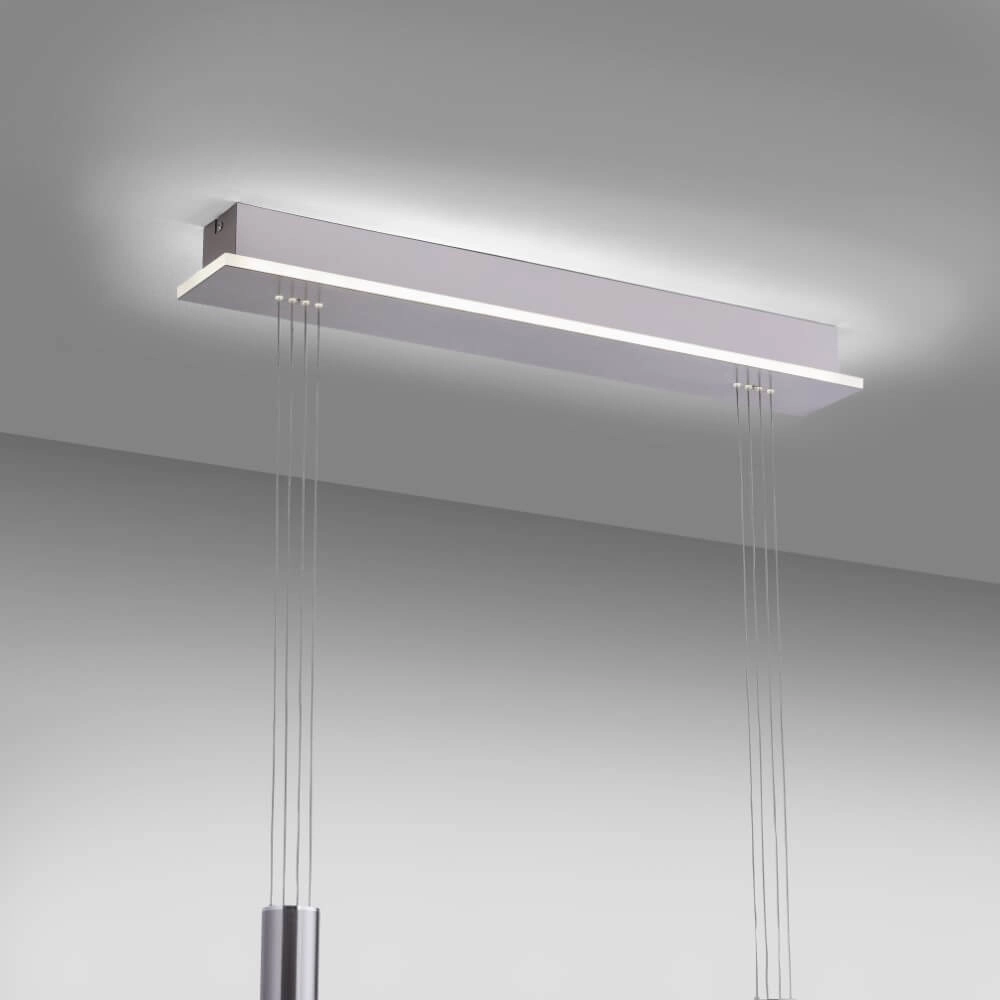 Lampe suspendue 2 lumières Q-Etienne métal Paul Neuhaus 4012248350409