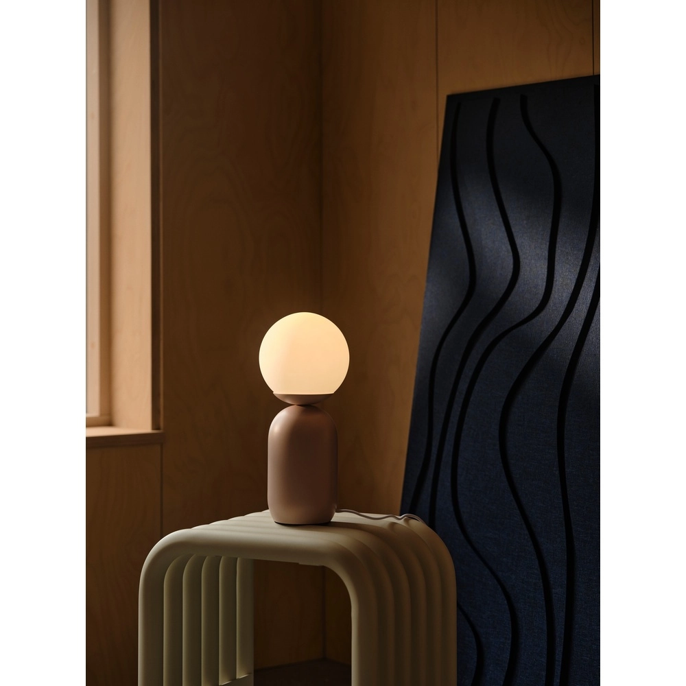 Lampe de table de style danois Notti  Rose poussiéreuse