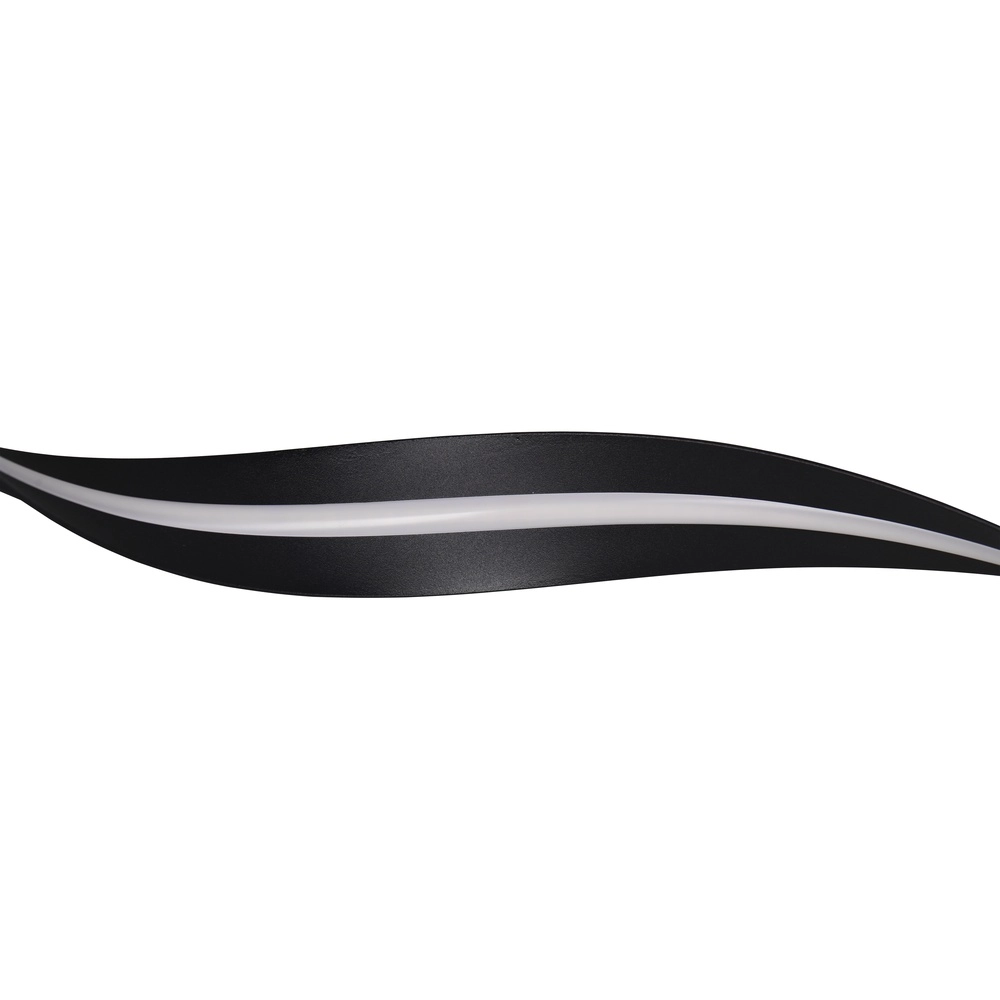 Lampe pendante moderne Tivor Noir Trio 4017807706291