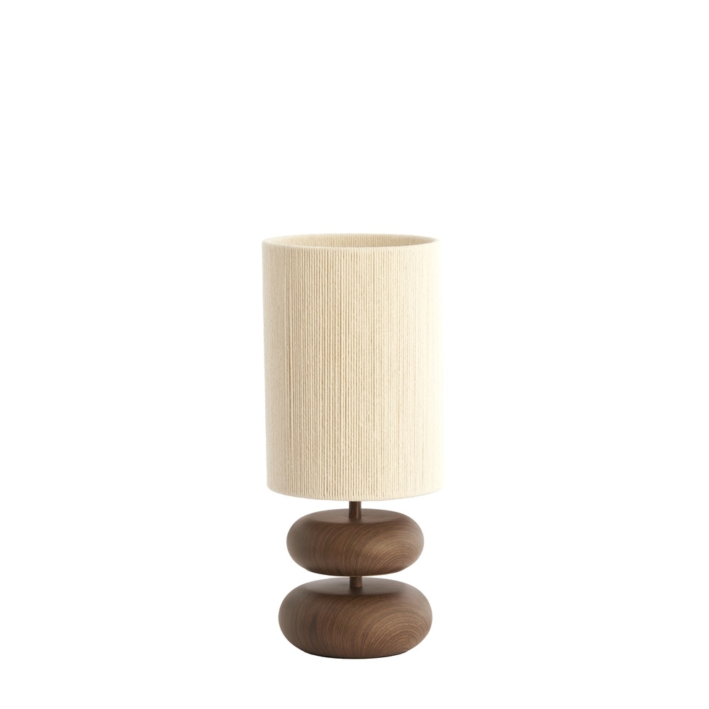 Lampe de table Danialo 50,5 cm - bois foncé