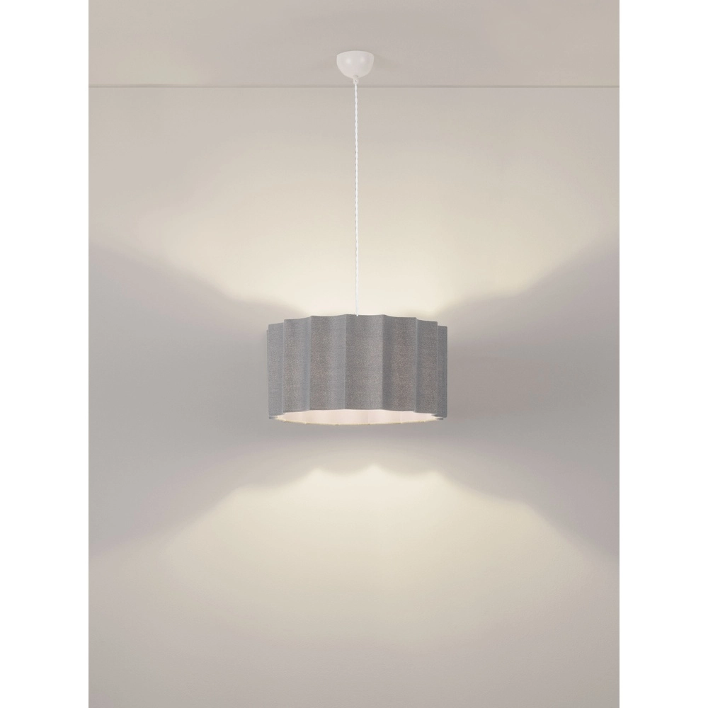 Lampe pendante de conception Alve gris Ø 45cm Lyora 5212017493668