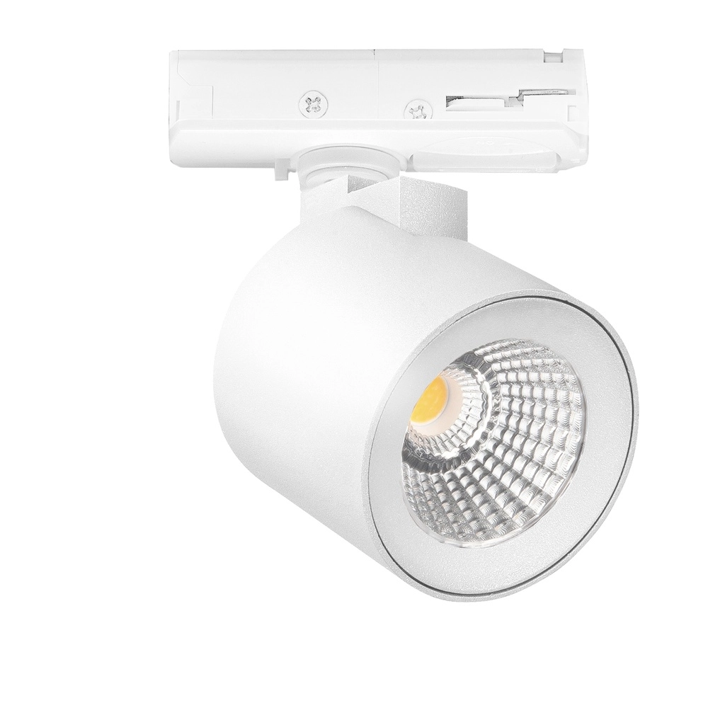 Spot de piste 1 phase Harper blanc