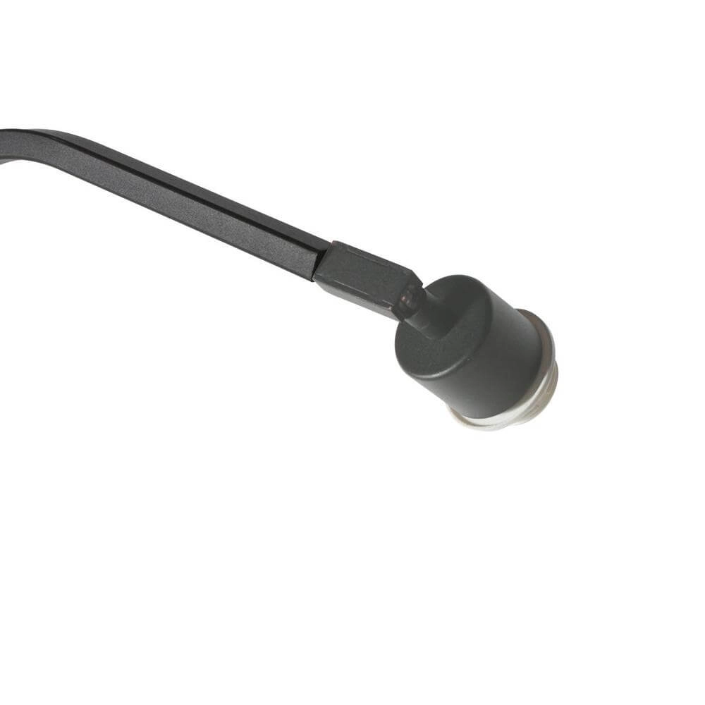 Lampadaire Zig-Zag noir avec abat-jour blanc Ø 50cm Steinhauer 8712746179255