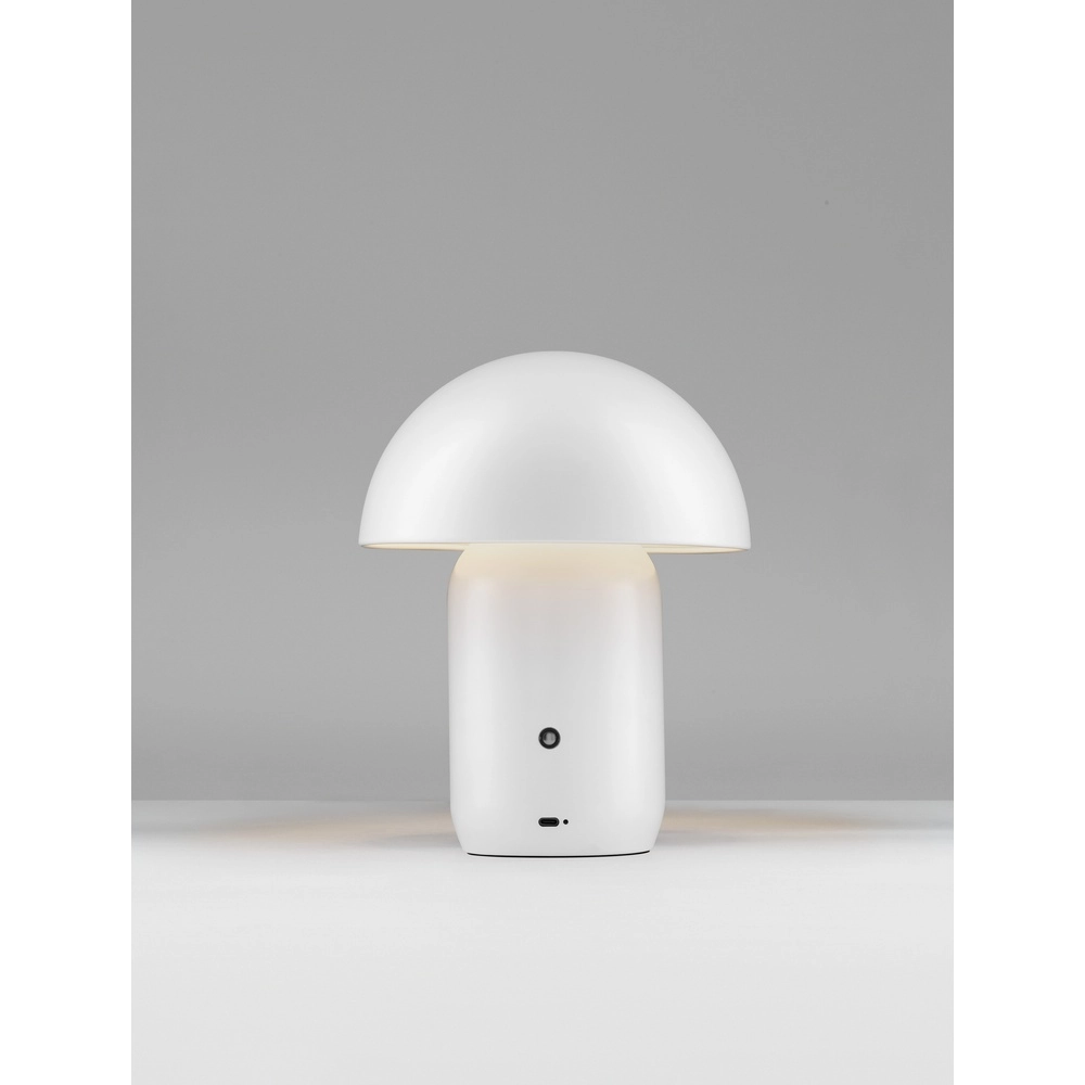 Lampe de table design Pois Blanc rechargeable Lampe de table design Pois Blanc rechargeable