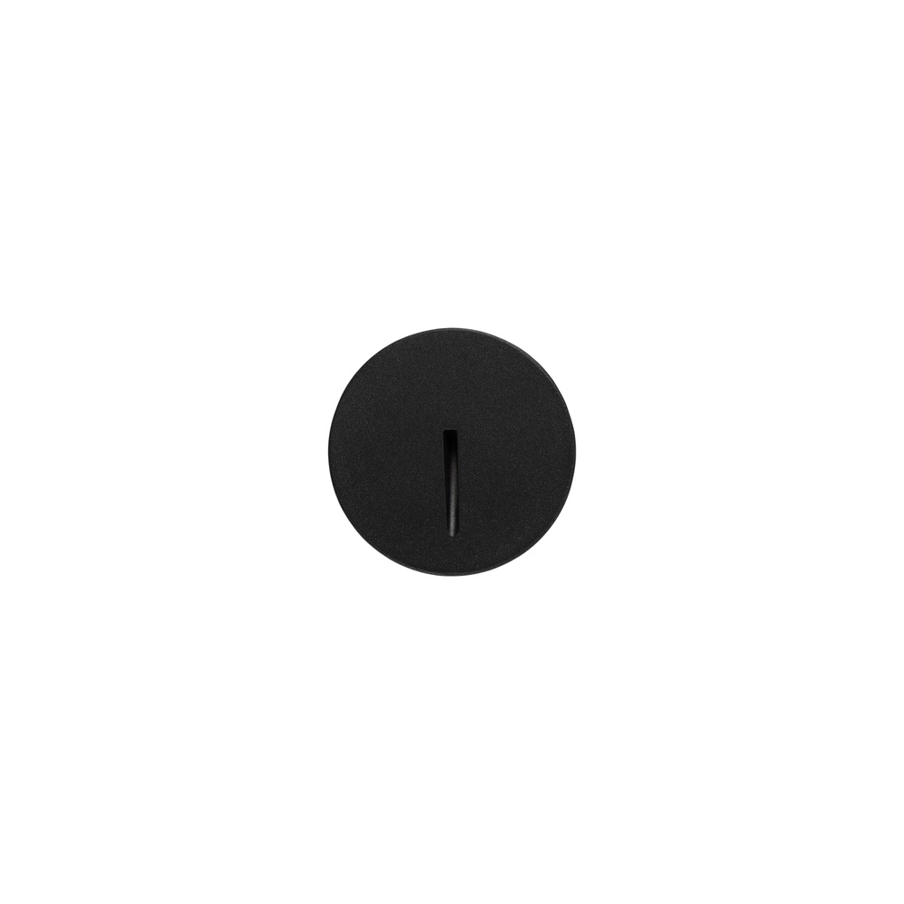 Lumière en retrait Abby Led noir étroit Ø 7 cm