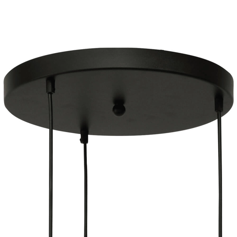 Lampe suspendue Vide Bella 2 Laiton doré avec verre doré Masterlight 8718121340876