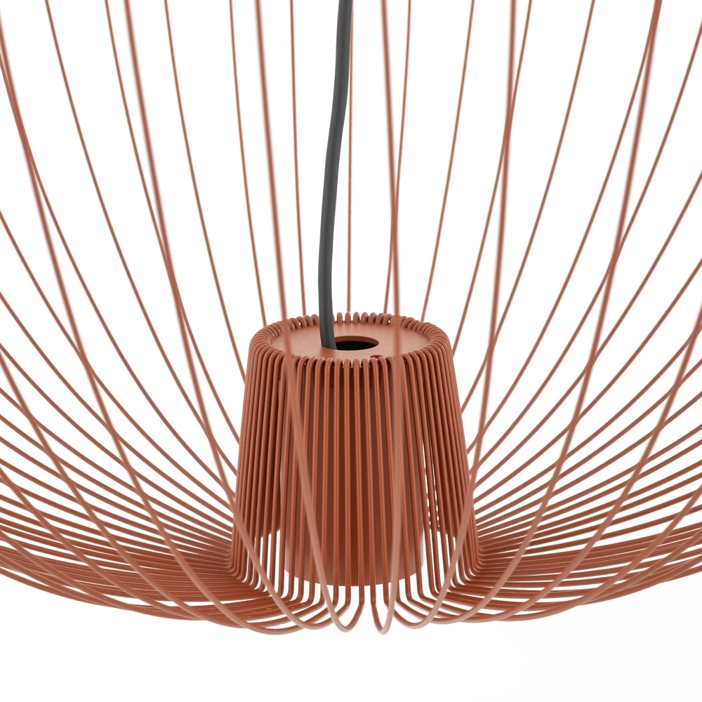 Lampe cage Pumpkin terre cuite Ø 70cm Lyora 5903139114943