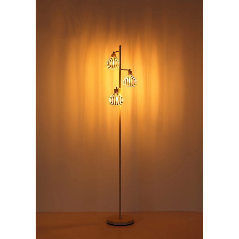Lampe de pied à 3 lumières Mateo Crème Globo 9007371572236