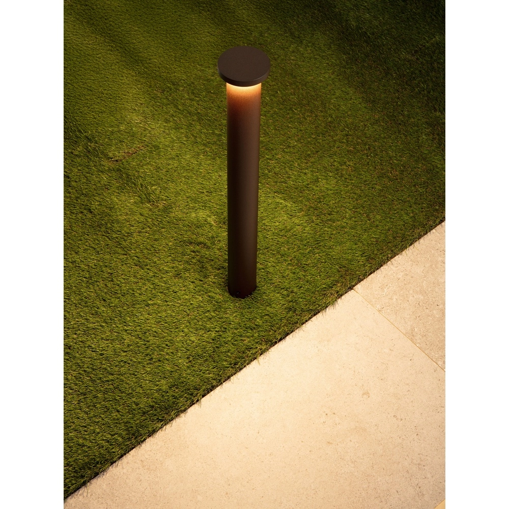 Éclairage de chemin moderne Bast brun rouille 65cm - 3000K Lyora 5212017497680
