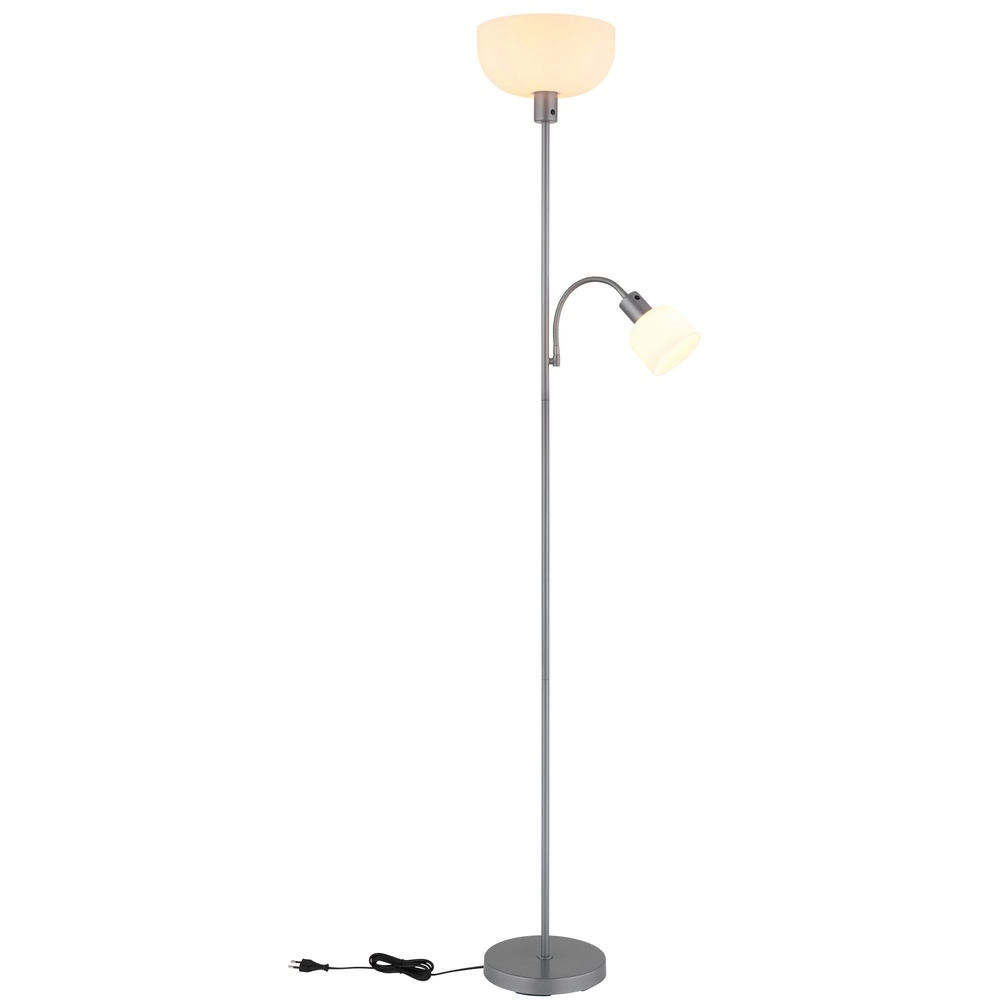 Lampe de pied Hinton Gris argenté Globo 9007371531592